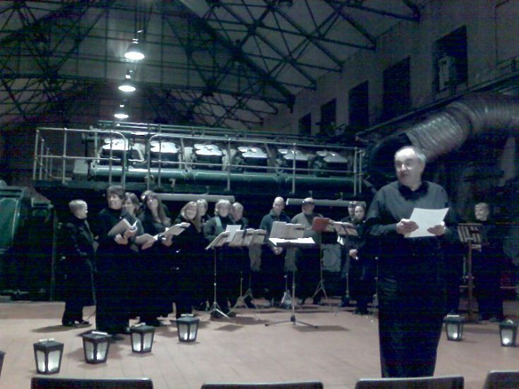 Tenebrae Readings in the Power Station