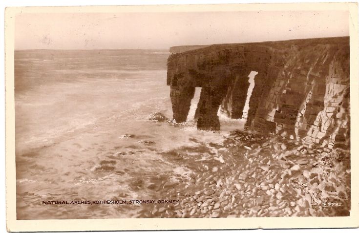 Natural Arches, Rothiesholm, Stronsay, Orkney