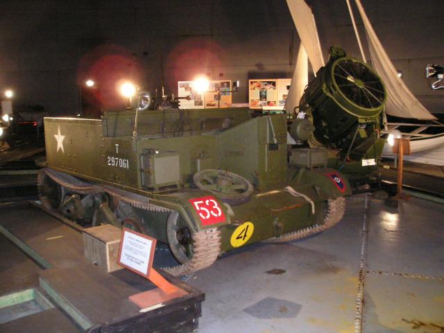 World War Two mobile searchlight