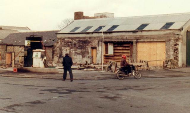 Tullock's after the fire, 1981.