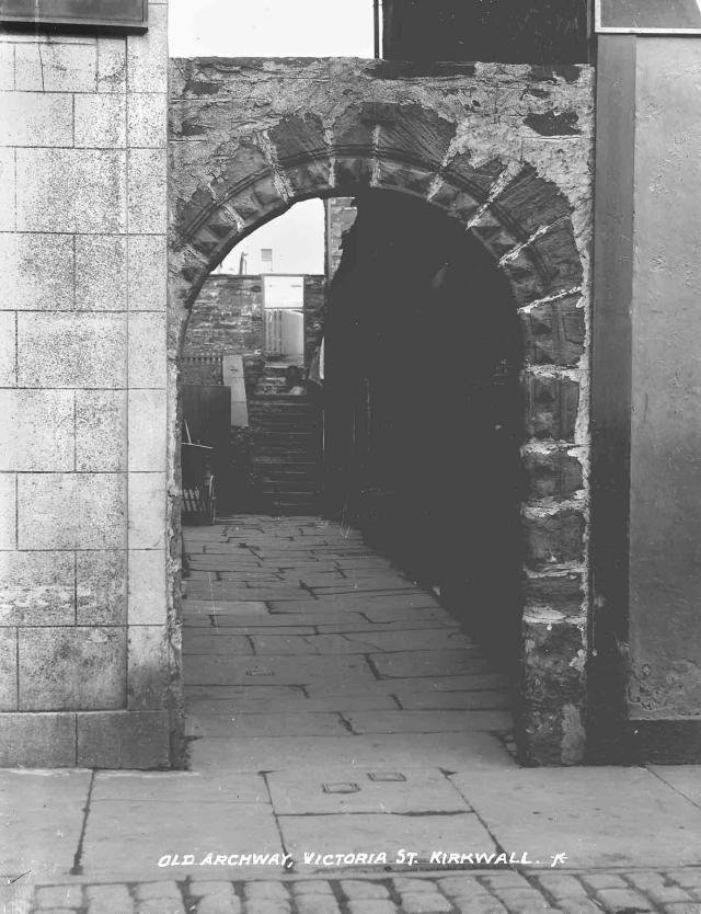 Old archway, Victoria Street, Kirkwall