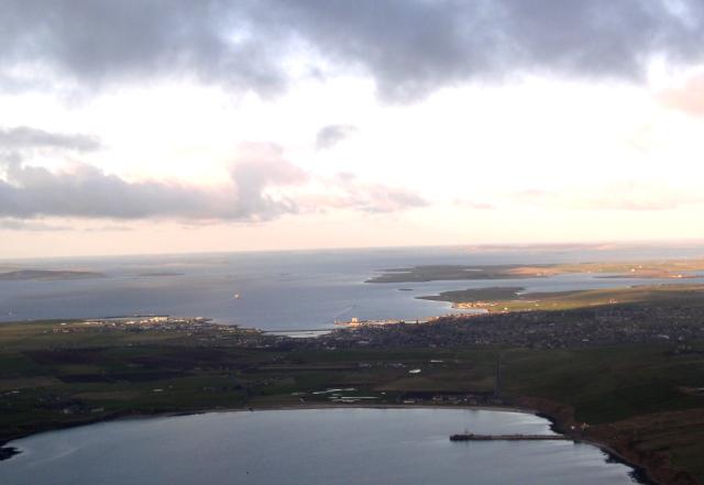 Kirkwall and St Ola from the South
