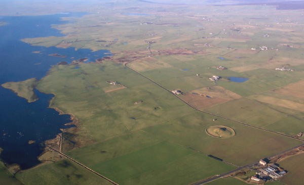 Maes Howe From the air