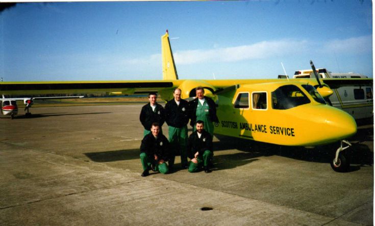 Air ambulance crew