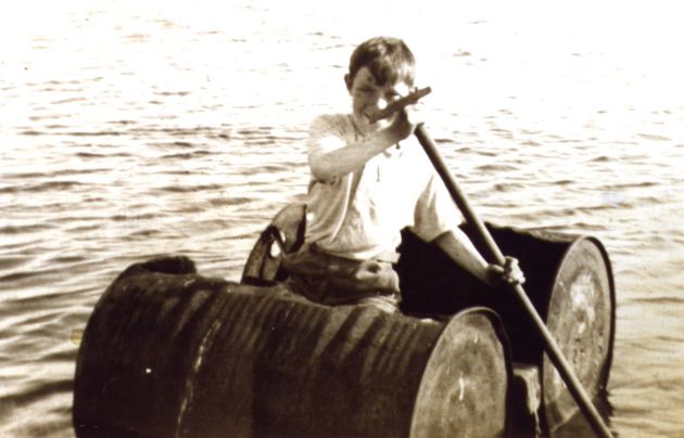 Homemade boat at Scapa 1936, part II