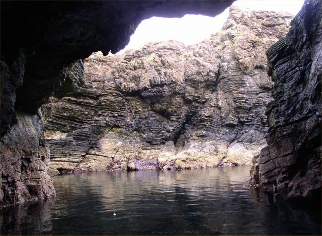 Cave at Brough of Deerness