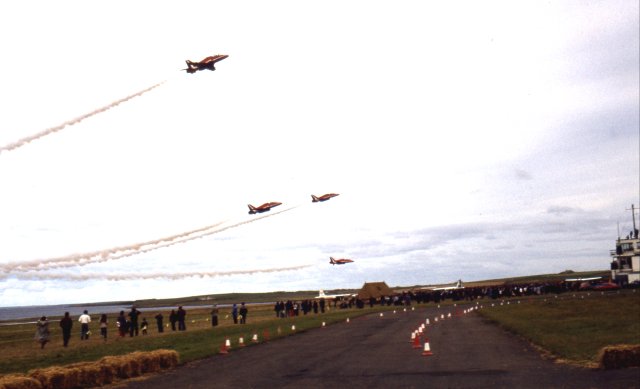 Red Arrows at Kirkwall Air Show