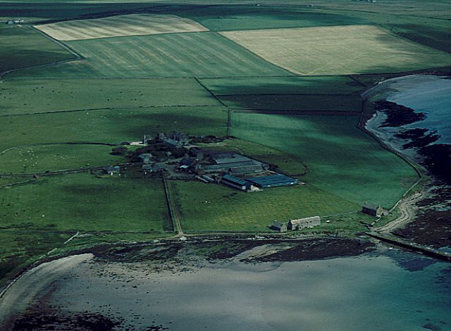 Hall of Tankerness from the air