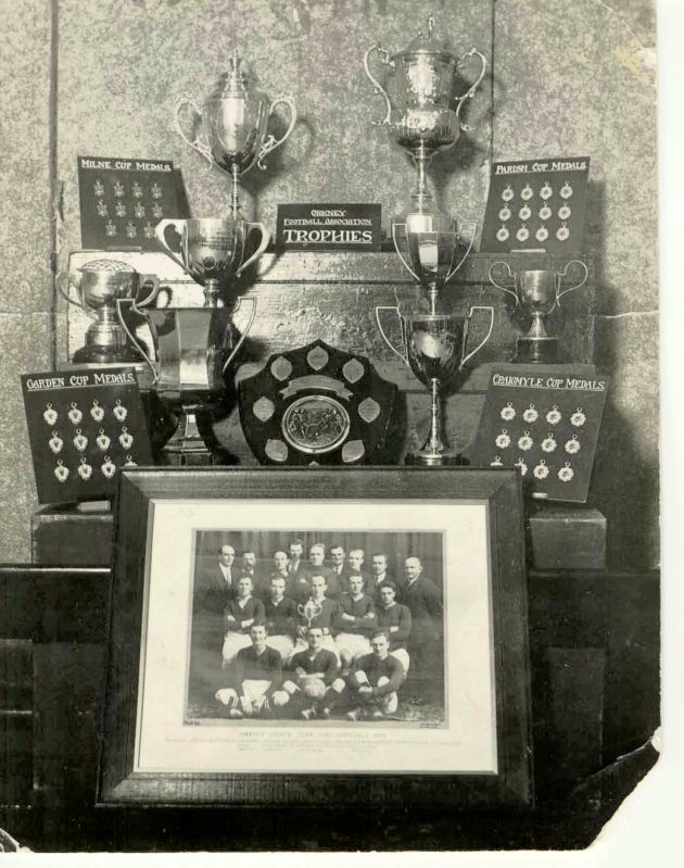 Foootball trophies, 1931