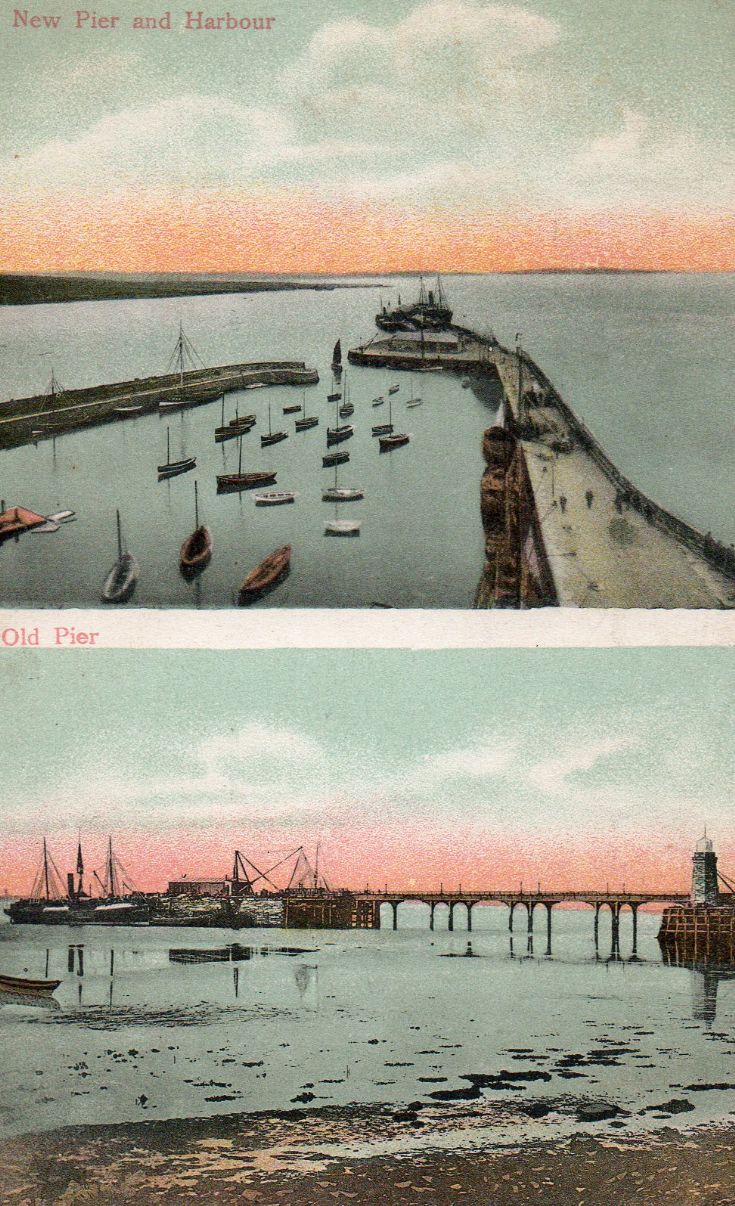 Postcard - New Pier and Harbour/Old Pier