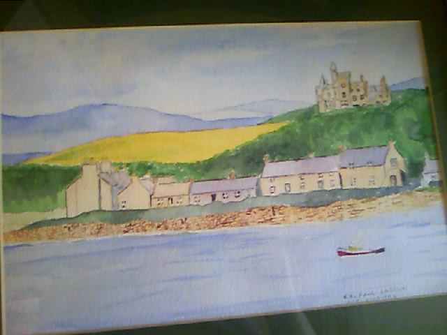 Shapinsay Village and Balfour Castle