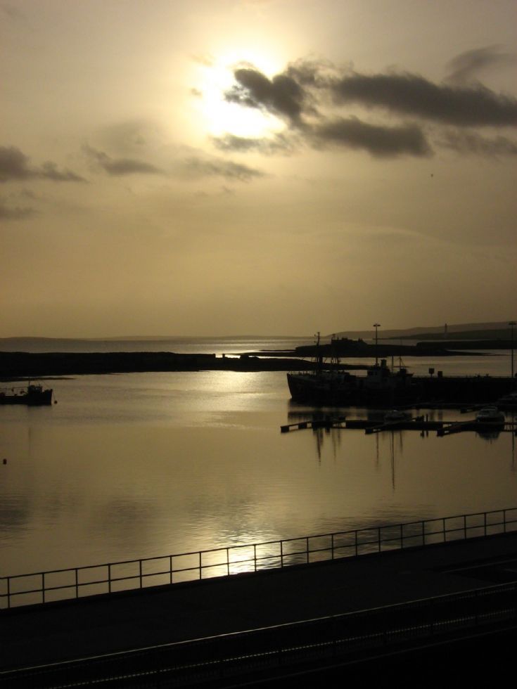 Stromness harbour from Ferry Road