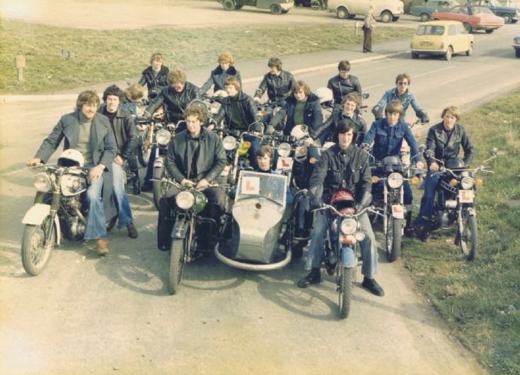 Sunday Motor bike run 1978