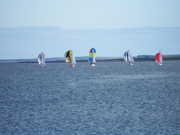 Yachts in Westray 2009