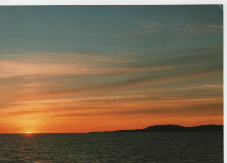 Sunset on the Pentland Firth,