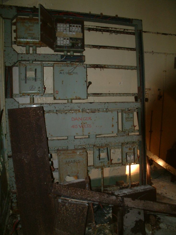 Mains power box of Black Building