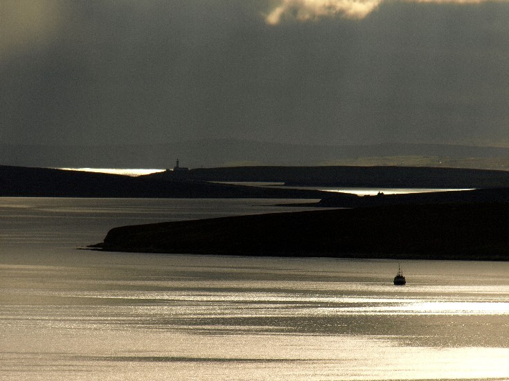 Scapa Flow and Cantick Head Lighthouse