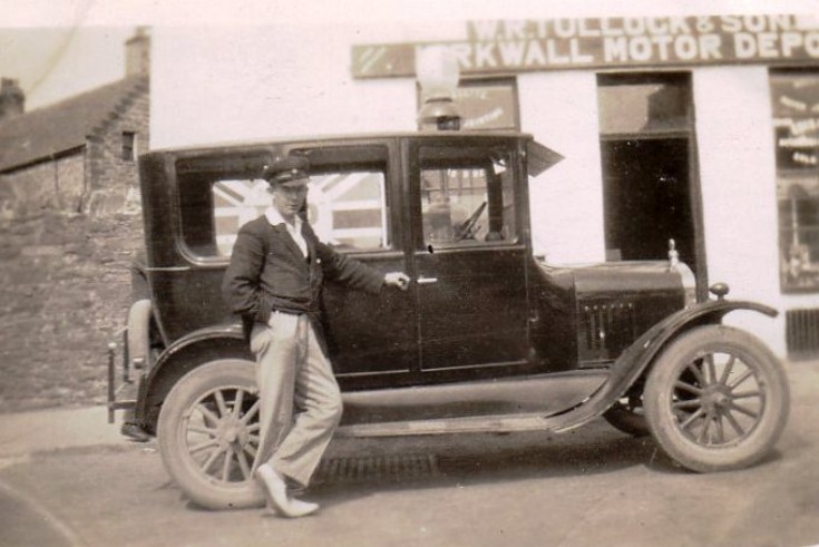 Model T Ford outside Tullock's