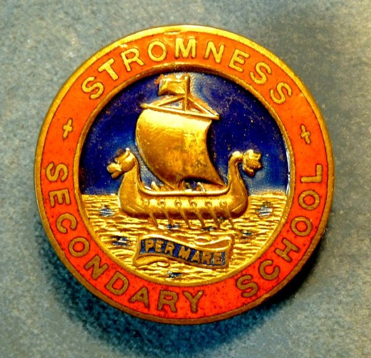 Stromness Secondary School lapel badge