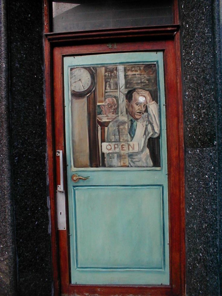 Door of 41 Victoria St, Stromness