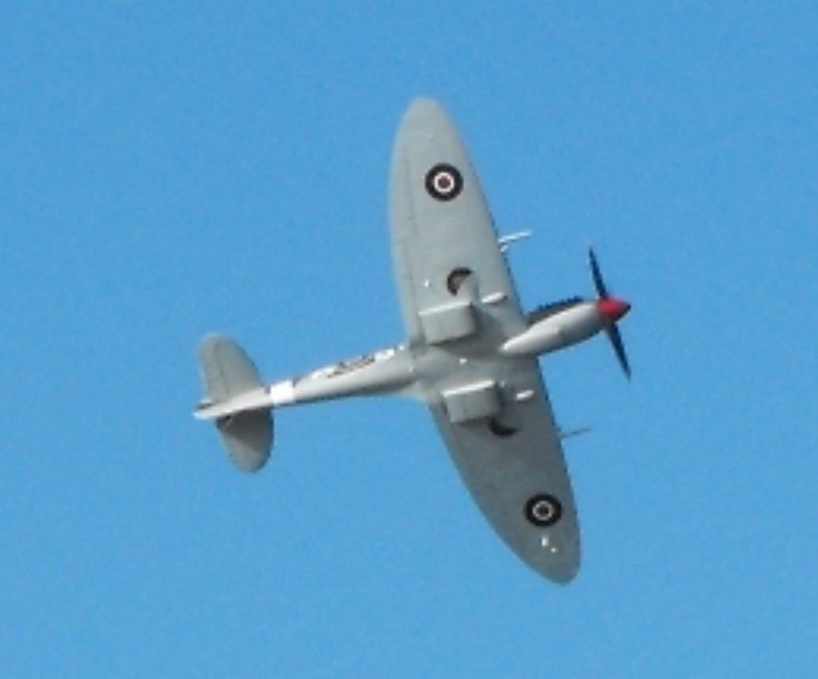 Spitfire over Orkney