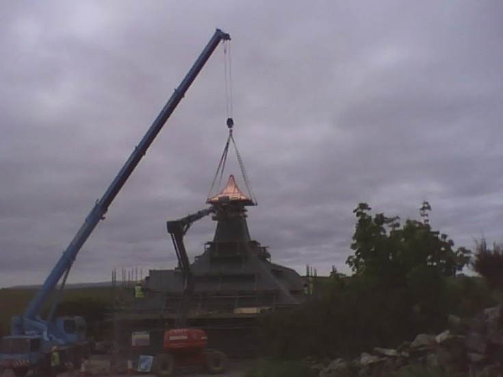 New pagoda at Orkney Brewery