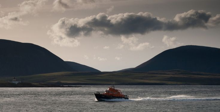 LIfeboat on exercise