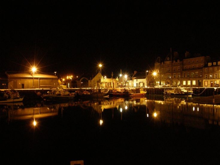 Kirkwall Basin by night