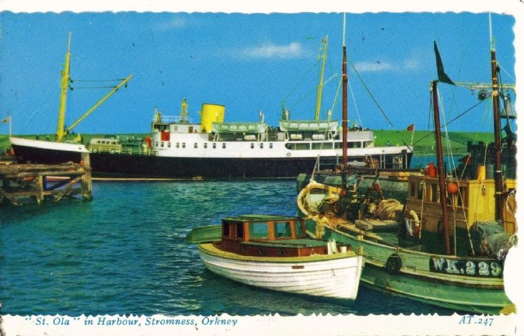 Stromness harbour 1969