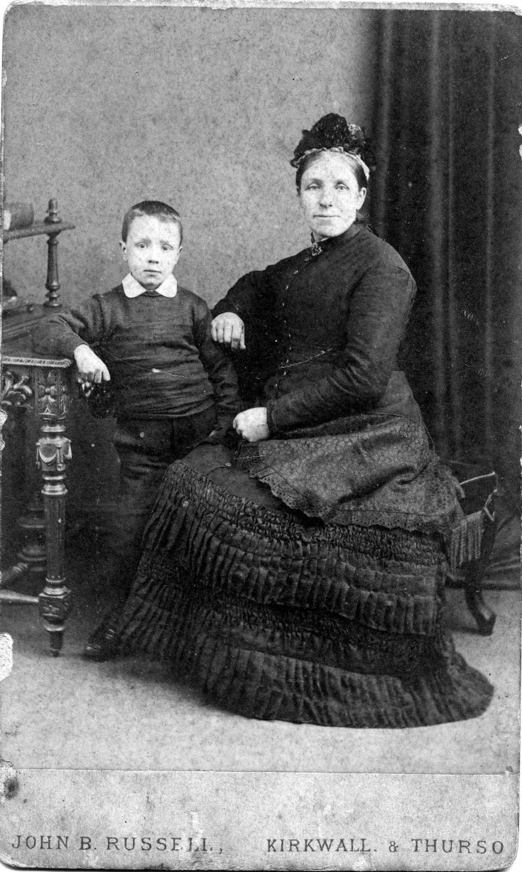 Isabella Cobban Cusiter nee Smith and son Robert