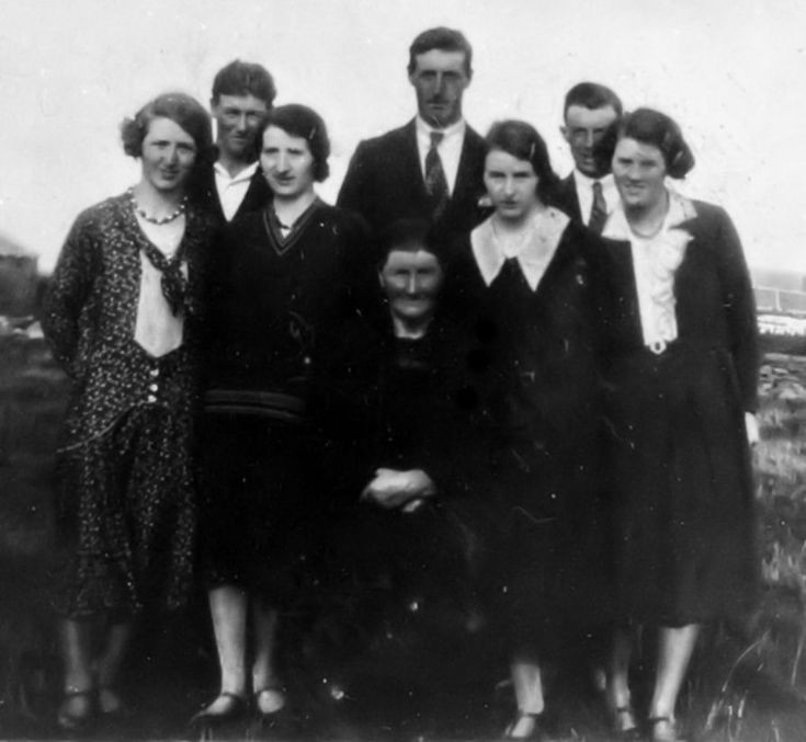 Christina Stout of Lizburn with her seven children
