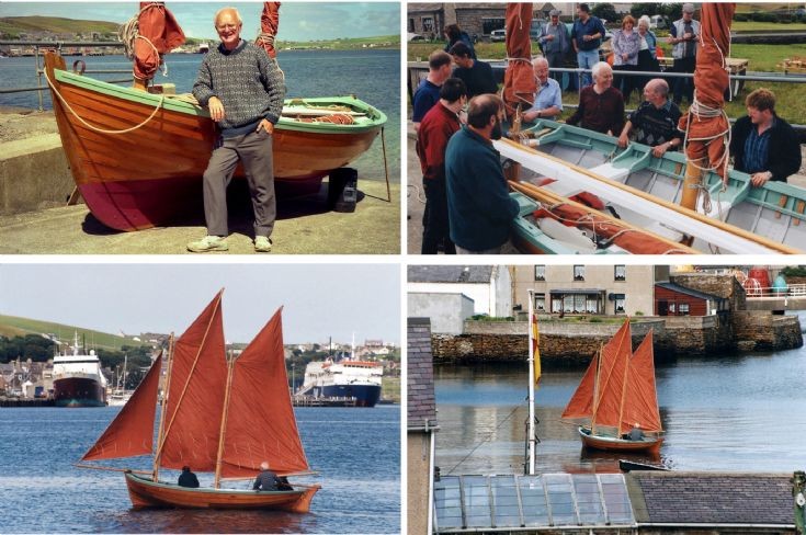 Len Wilson's self-built 3-sail yole Gremsa