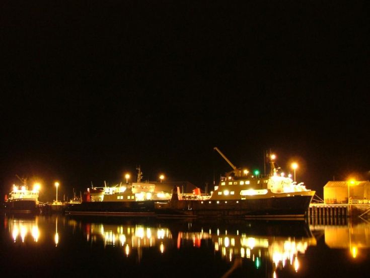 Orkney Ferries at night