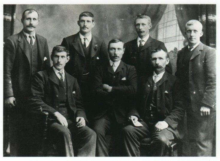 Crew of the Dearness herring boat 
