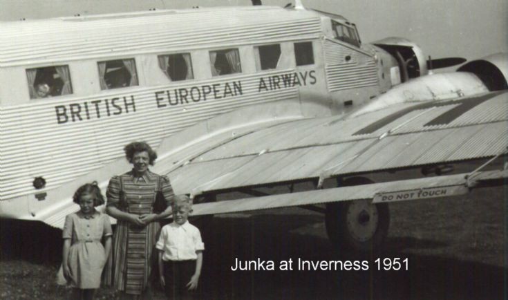 First flight in a Junkers