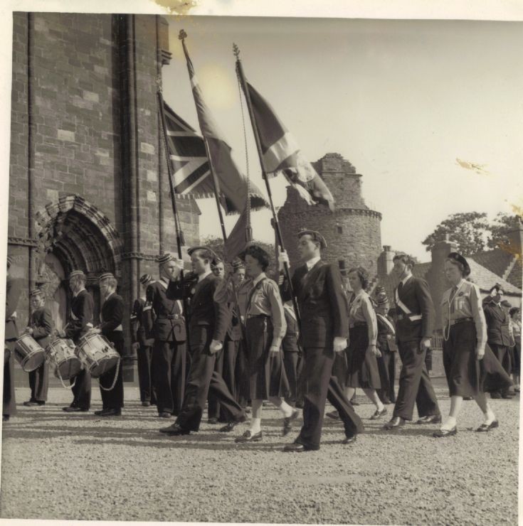 Colour party at the Cathedral