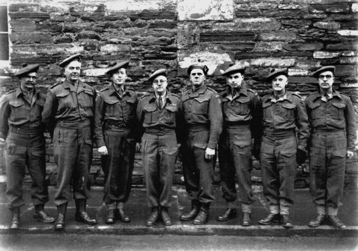 Home Guard officers, Second World War (1939-1945)