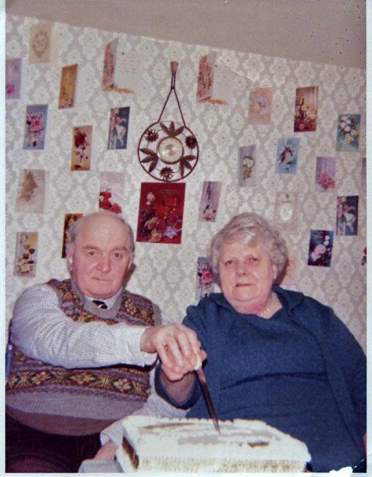 Lawrence and Andrina Flett on their golden wedding