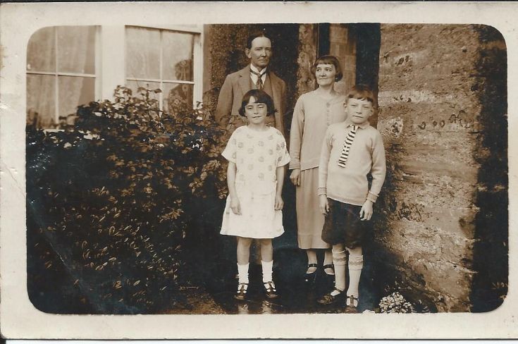 Dr McPhaill and family at Flebister House