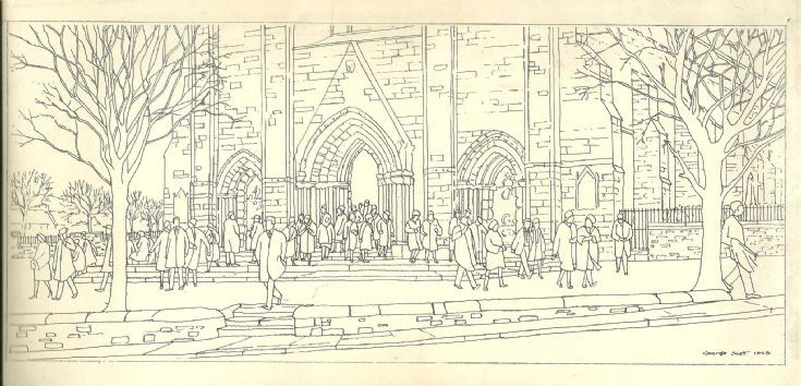 Print of cathedral