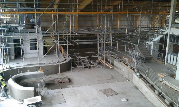 New Kirkwall swimming pool under construction