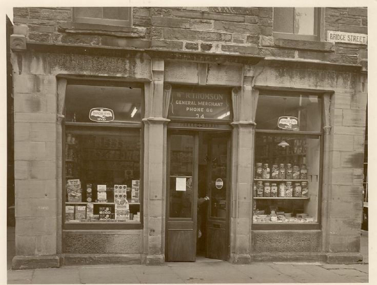 Wilbert Thomson's shop at 'The Brig'
