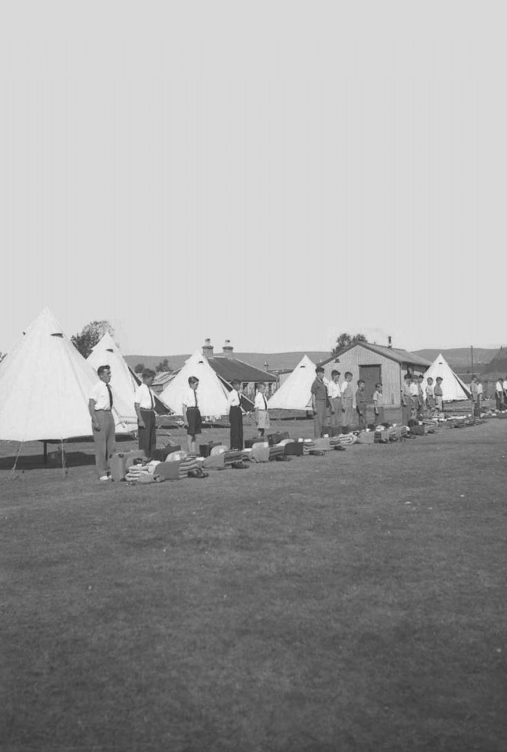 Carrbridge 8 Kirkwall B.B.Camp   1955