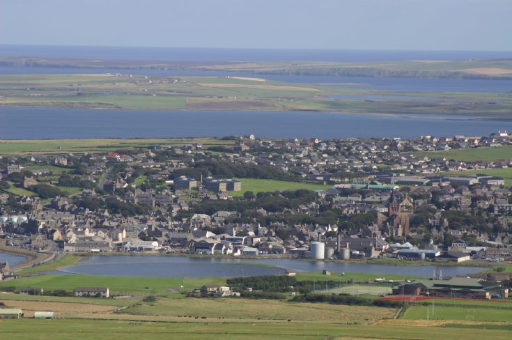 Kirkwall from Wideford Hill August 2007