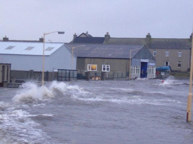 Holm Village flooded