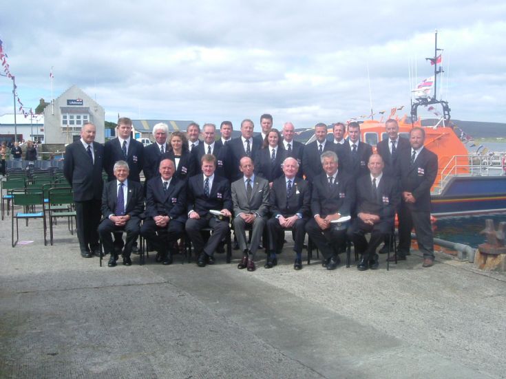 Longhope lifeboat Helen Comrie naming ceremony