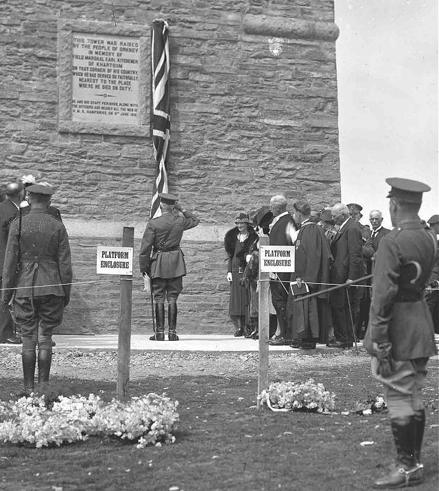 Unveiling of Kitchener Memorial