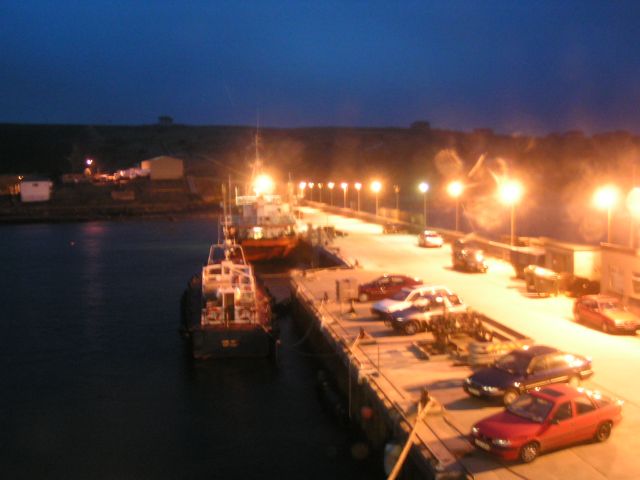 Scapa Pier at night