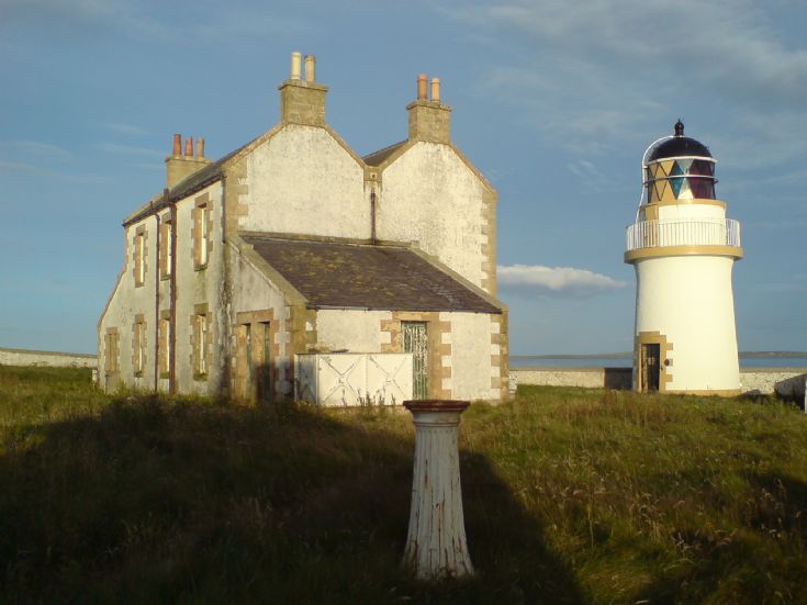 Helliar Holm lighthouse.