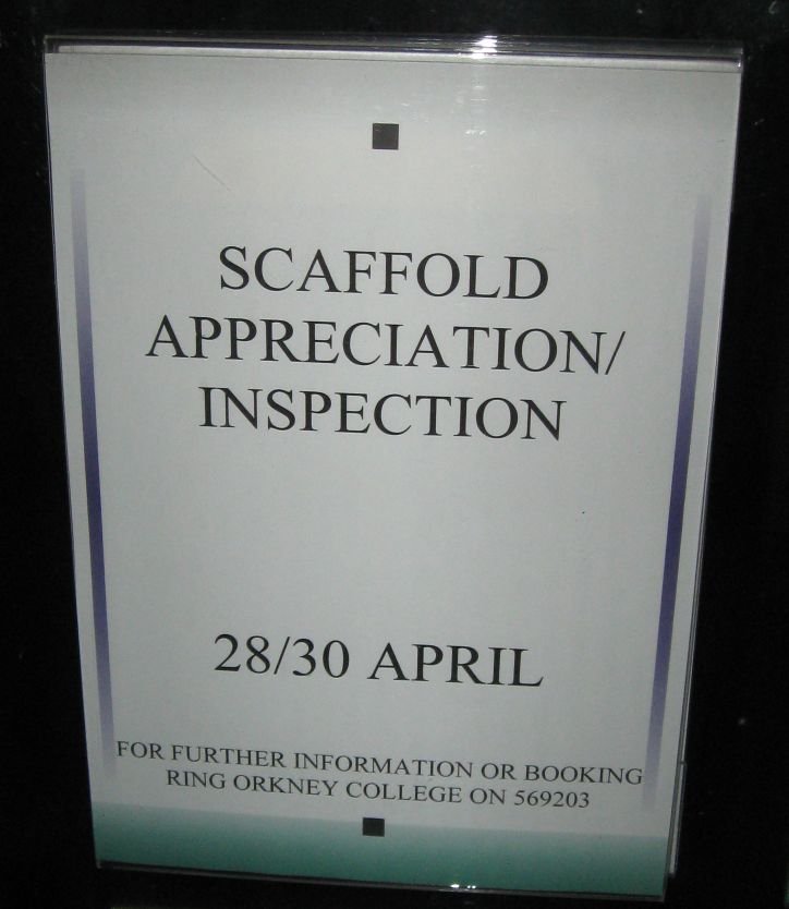 Scaffold appreciation